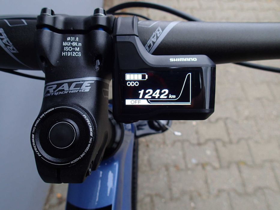 Rower MTB elektryczny e-bike KROSS LEVEL BOOST rozmiar L - powystawowy