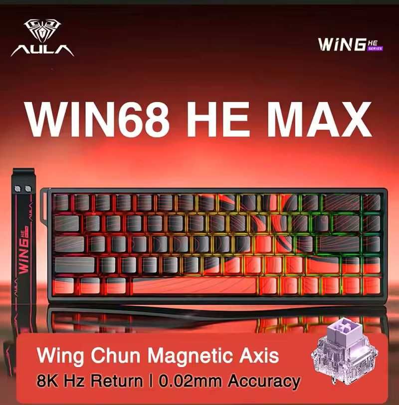 ‼️ NEW ‼️ Магнітна клавіатура AULA HERO 68 HE 8K RGB