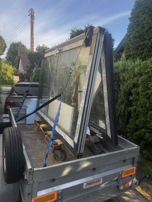 Drzwi aluminiowe wew/zew aluprof 145x210