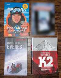 Trybalski Wszystko za K2, Krakauer Wszystko za Everest, Wojciechowska