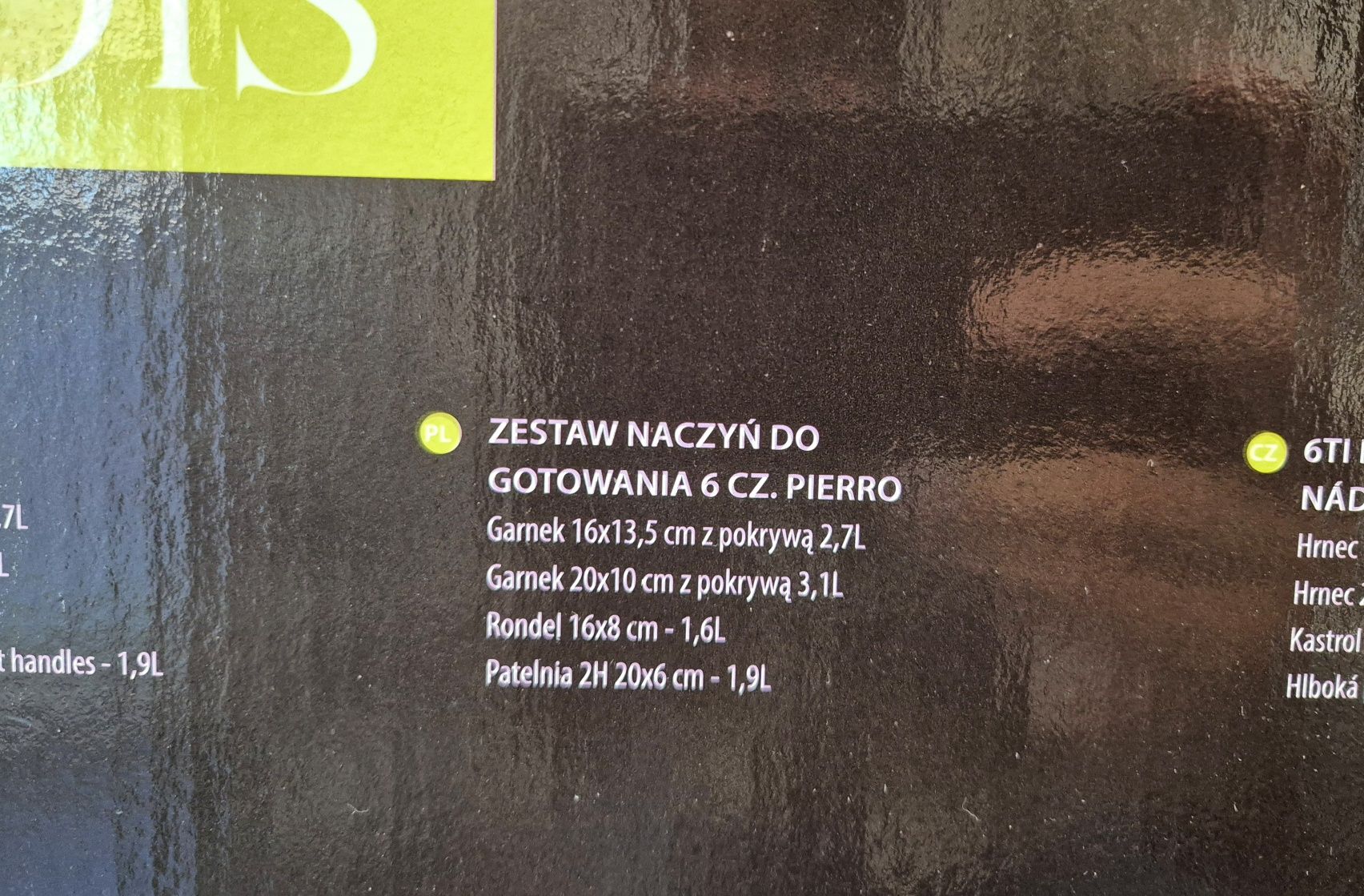 Zestaw Garnków NOIS PIERRO 6 ELEMENTÓW, Komis Jasło Czackiego