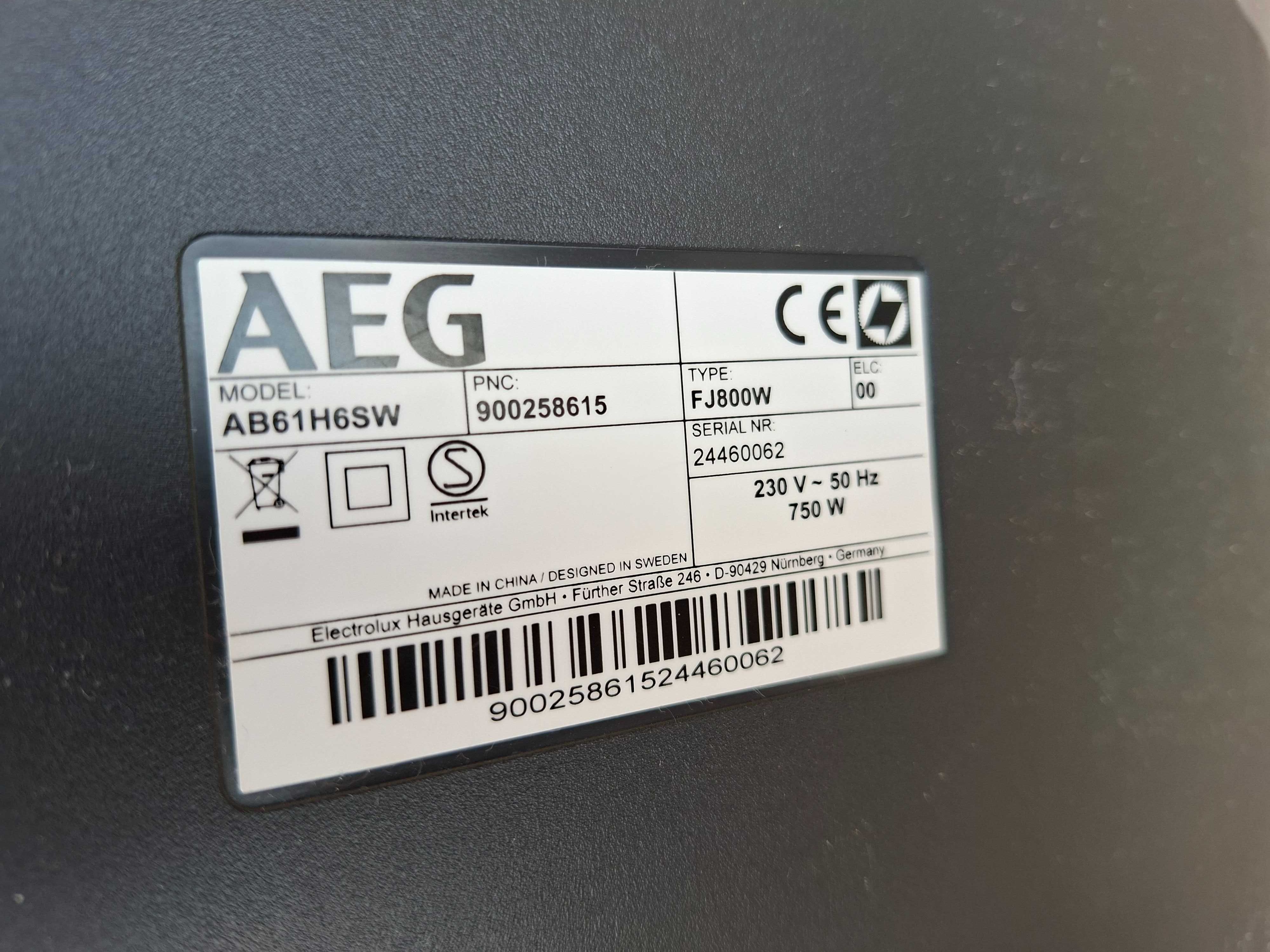 Odkurzacz workowy AEG AB61H6SW 850W
