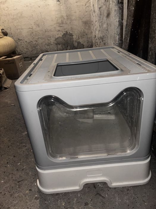 Kuweta dla kota szara