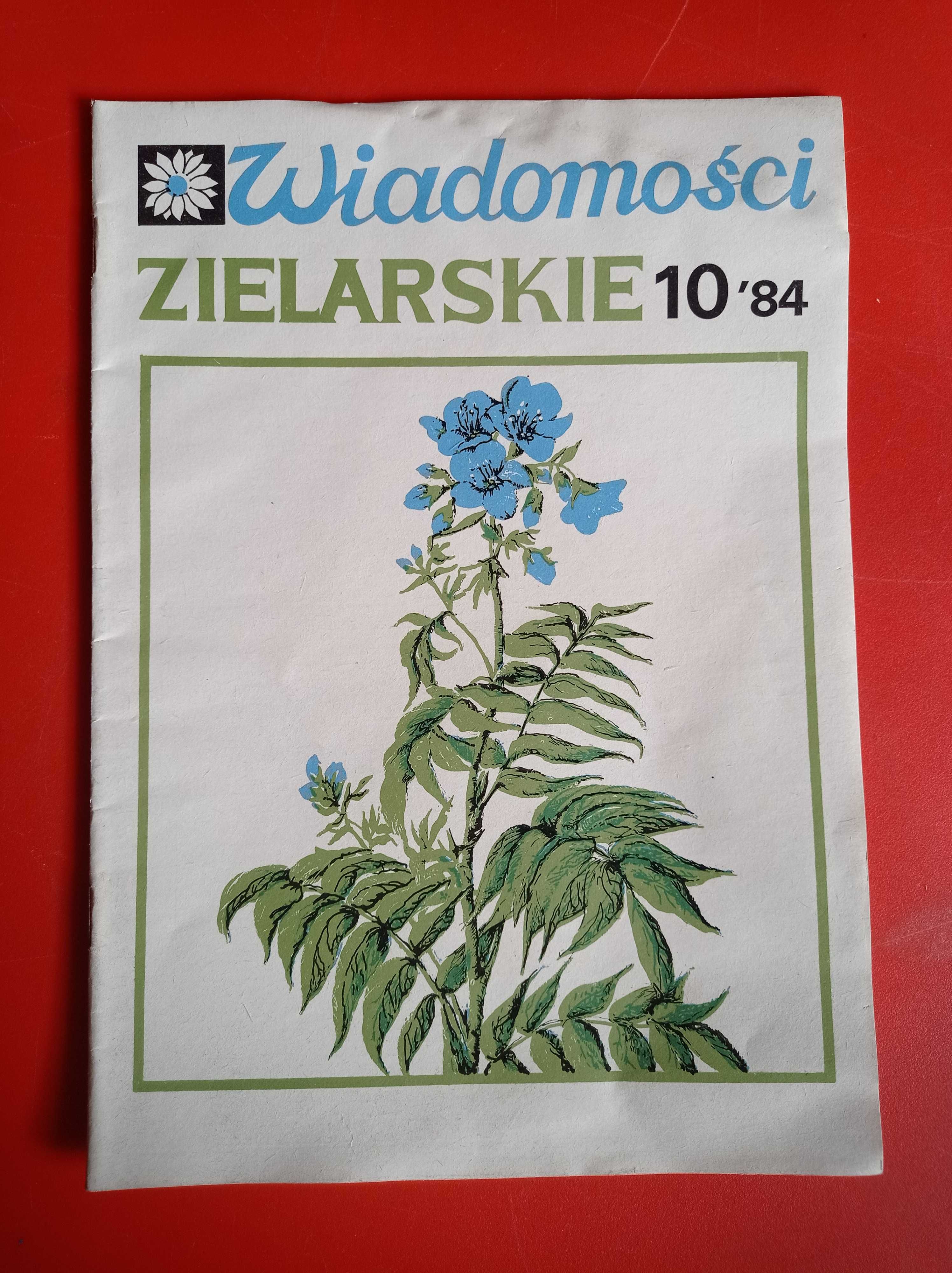Wiadomości zielarskie nr 10/1984, październik 1984