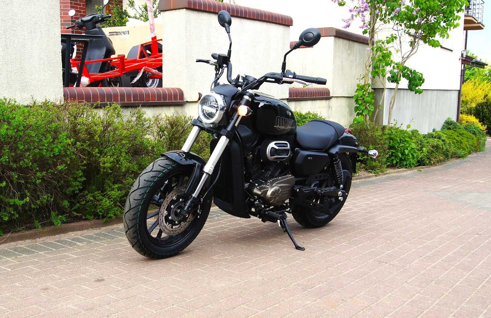 QJ motor SRV 12 V-twin na prawko B  125 cc Reda Słupsk Puck + gratisy