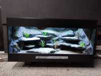 Terrarium 120x60x60 z płyty meblowej - agama gekon jaszczurka KOŚCIAN