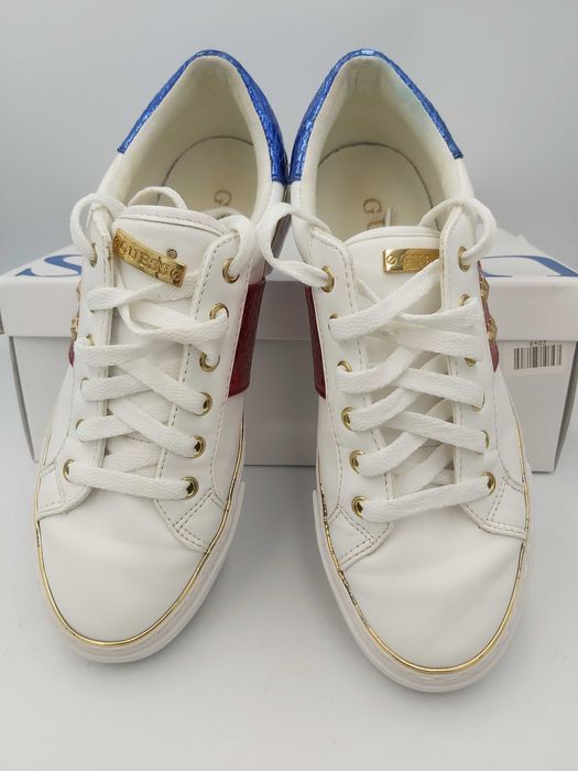 Buty sneakersy GUESS trampki tenisówki białe rozmiar 37