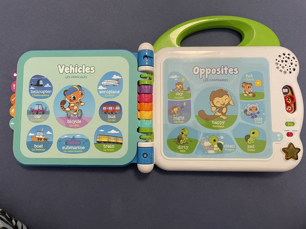 LeapFrog książka edukacyjna język angielski i francuski