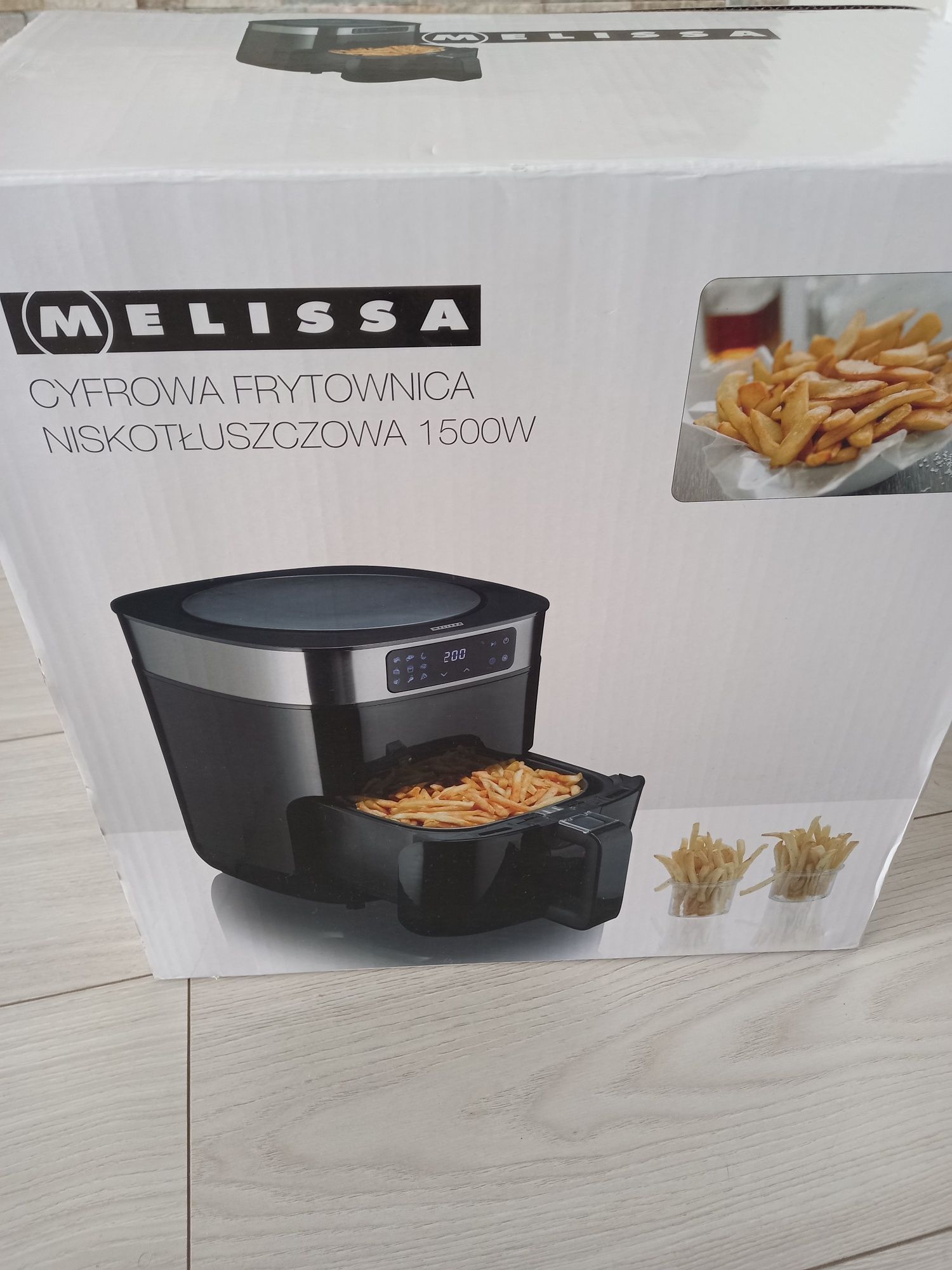 Cyfrowa frytownica niskotłuszczowa Melissa 4,2 l 1500W polecam