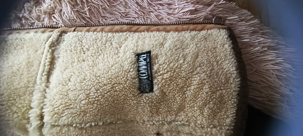 Мужская дублёнка з натуральной овчины