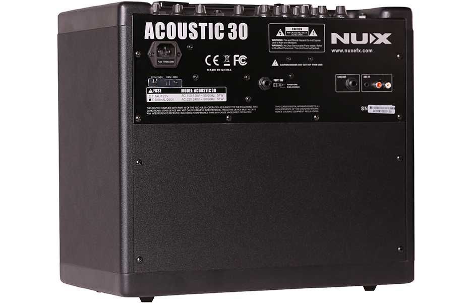 NUX Acoustic 30 wzmacniacz do gitary akustycznej 30W kombo akustyczne