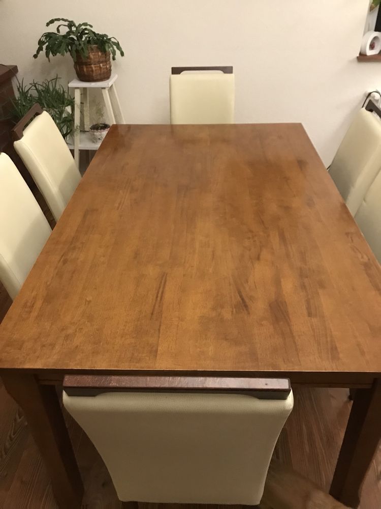 Stół z drewna egzotycznego 160x100