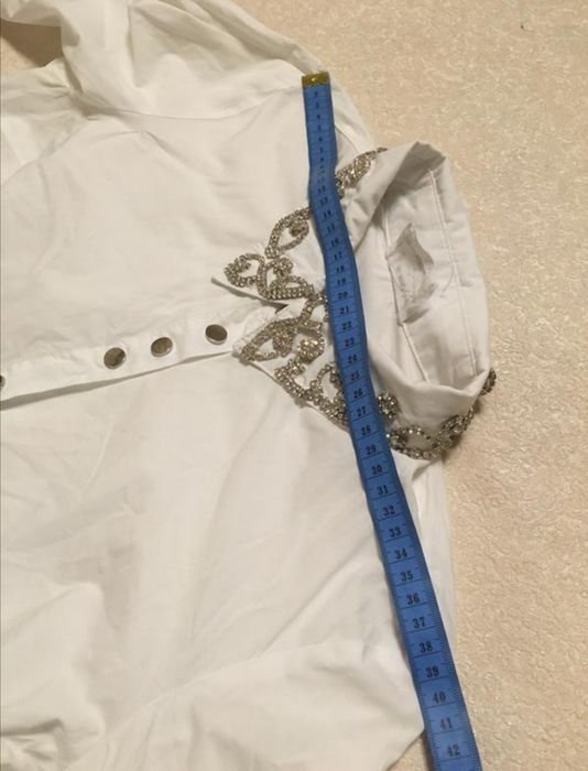 Брендова подовжена сорочка блузка