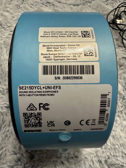 Słuchawki SHURE Aonic SE215 jak NOWE Z PARAGONEM!