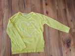 Sweter XS S M 36 38 wiosenny cienki żółty butik