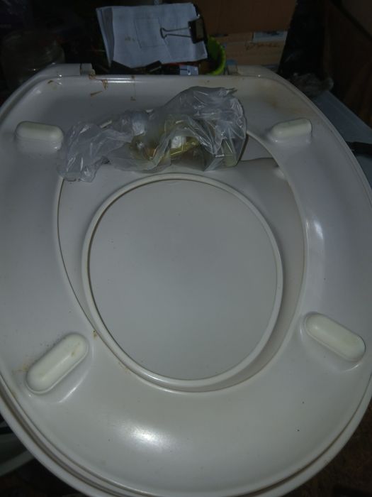 Tampa de sanita familiar com assento de criança assento