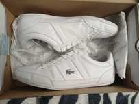 Buty Lacoste Chaymon rozmiar 43 białe skóra skórzane 28 cm z j. Nowe