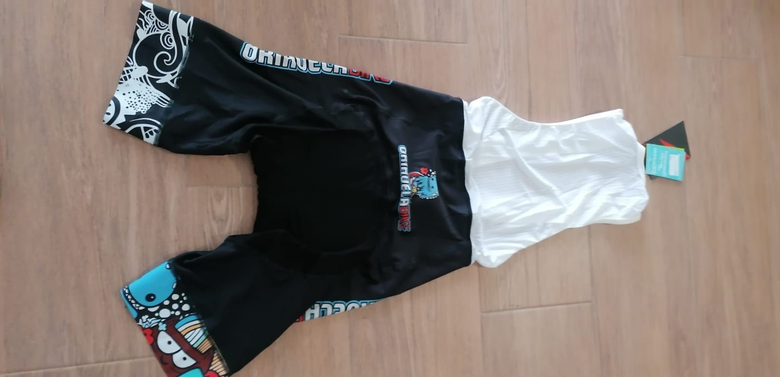 Roupa De Ciclista Nova a Estrear Conjunto Profissional Tecido A.Qualid