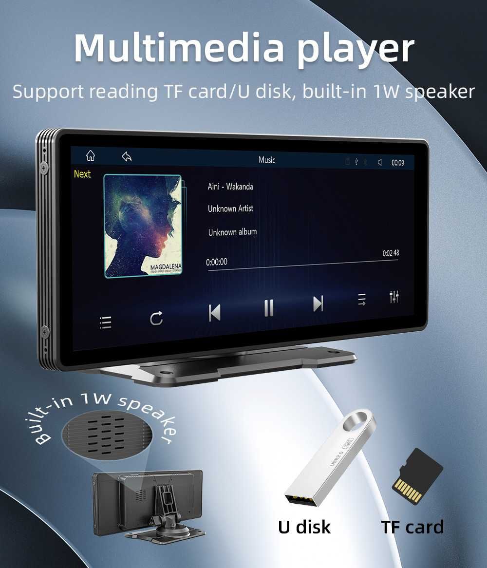 tela hd câmera de ré traseira 
dvr mp5  player vídeo android