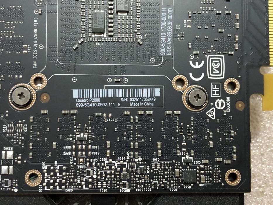 Відеокарта на 4 монітора Nvidia Quadro P2000 5Gb GDDR5