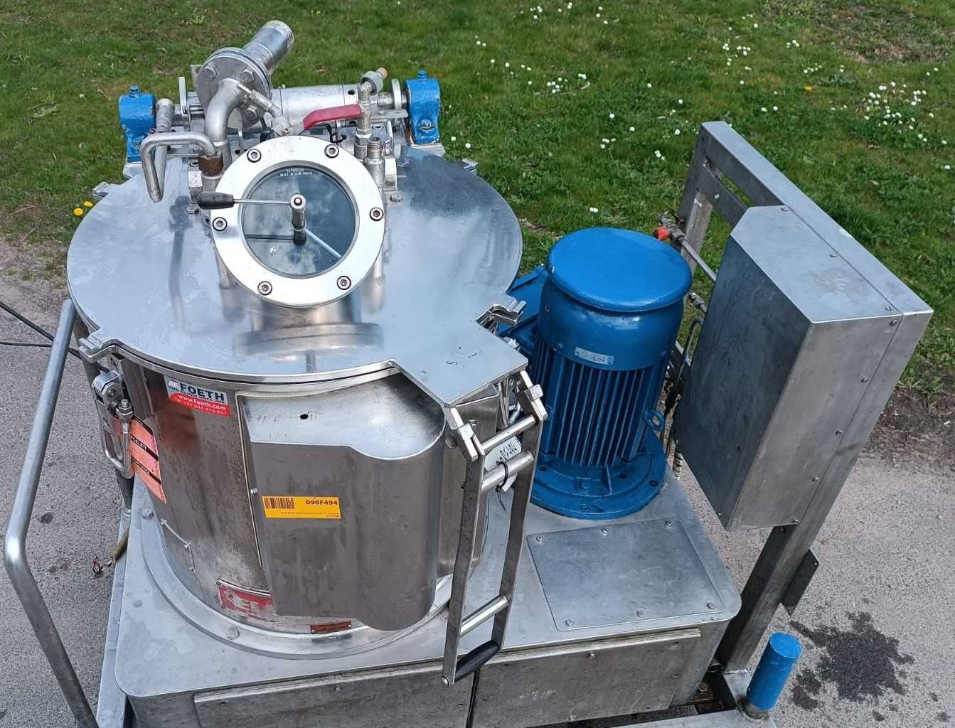 Wirówka koszowa Basket centrifuge Ellerwerk 931-L 600 mm