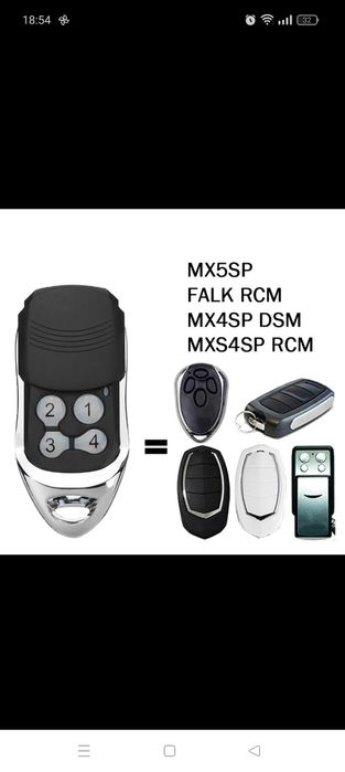 Comando rolling code