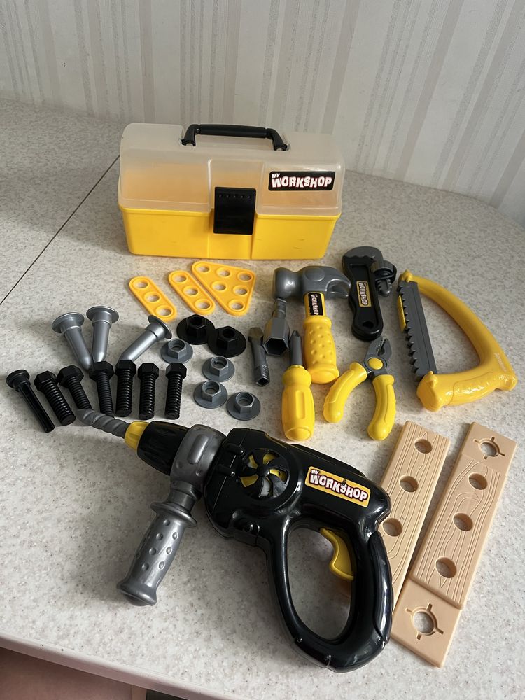 Набір дитячих інструментів my workshop