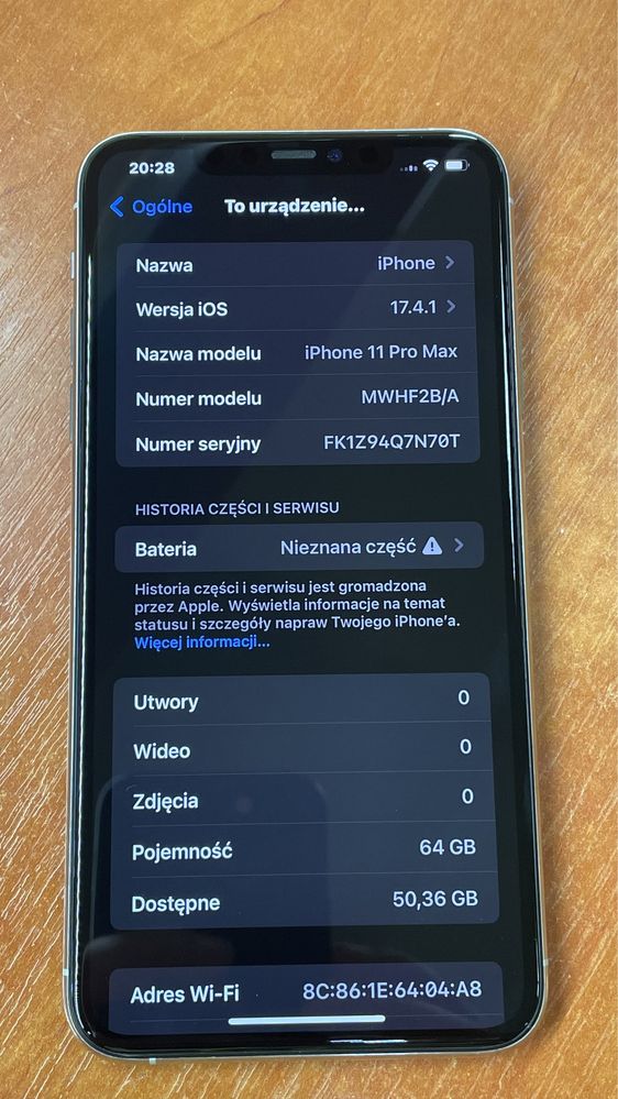 iPhone 11 Pro Max 64 GB