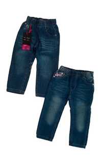 Spodnie jeans r80/86 zestaw dwóch sztuk