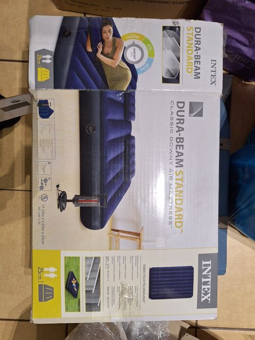 Intex materac 2 osobowy z pompką