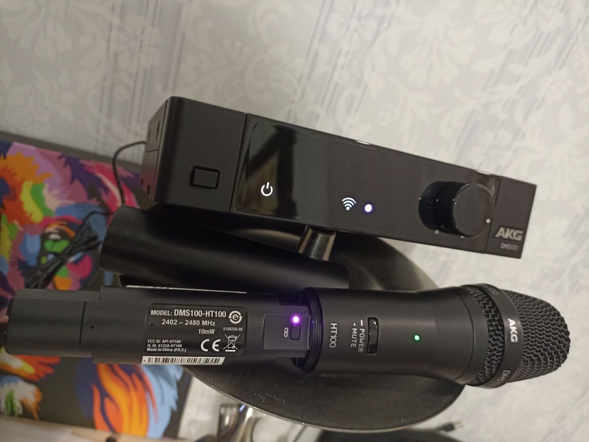Новий радіо мікрофон Akg Dms 100 система вокальна, оригінал, вітрина,м