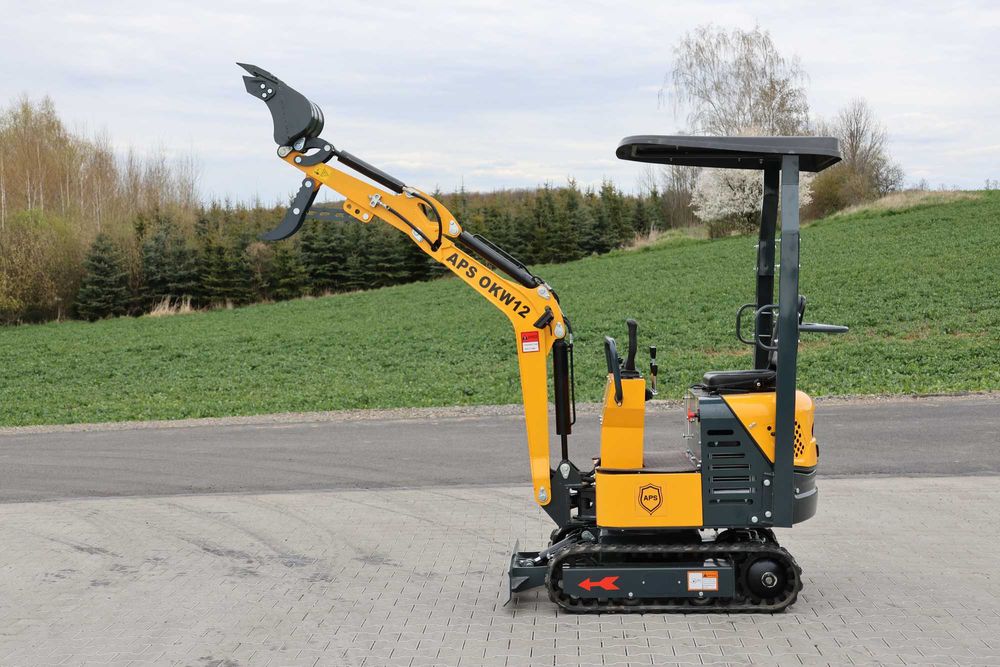 Minikoparka APS OKW12 z ramieniem skrętnym 1t  KOOP KD192 NOWA 2025