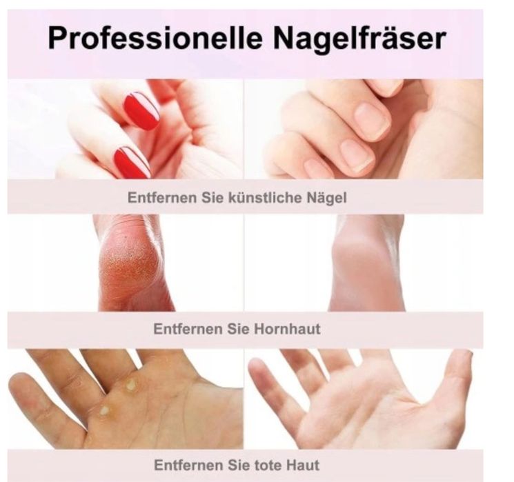 COSLUS Bezprzewodowa przenośna frezarka do paznokci