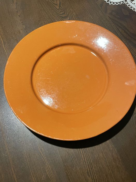 Prato grande em barro