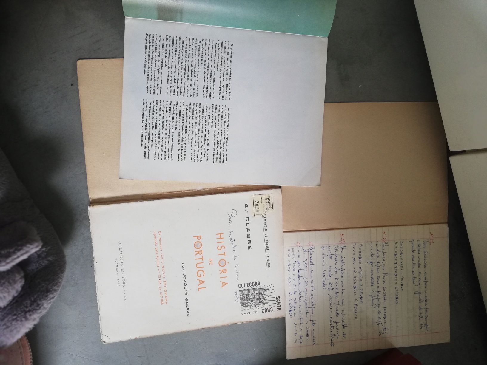 História Portugal da 4a classe ano 1967/68