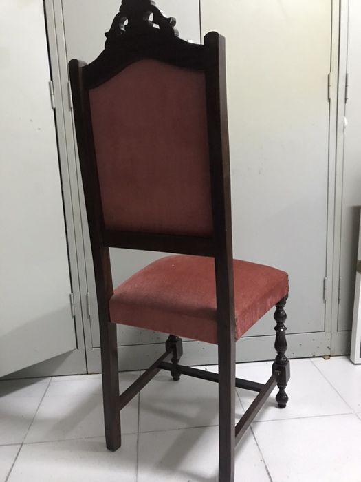 Cadeira rustica em madeira (2un)