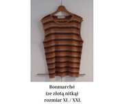 Elegancki bezrękawnik ze złotą nitką, Bonmarché , rozmiar XL / XXL