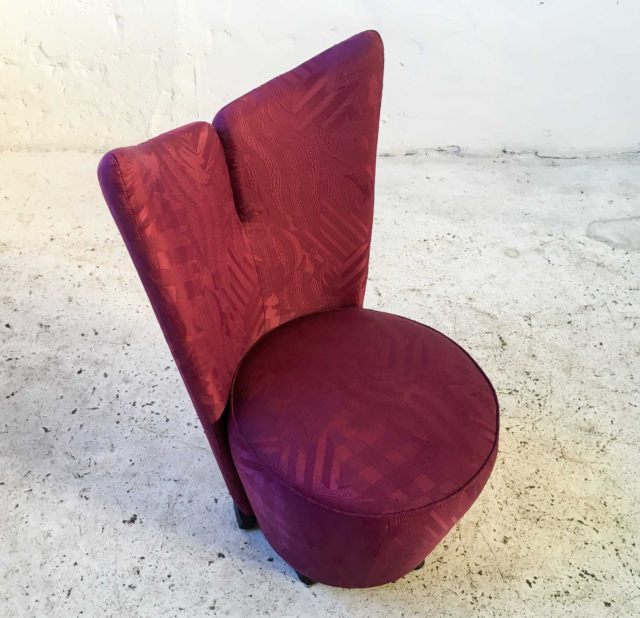 Fotel designerski lata 80 90 vintage design