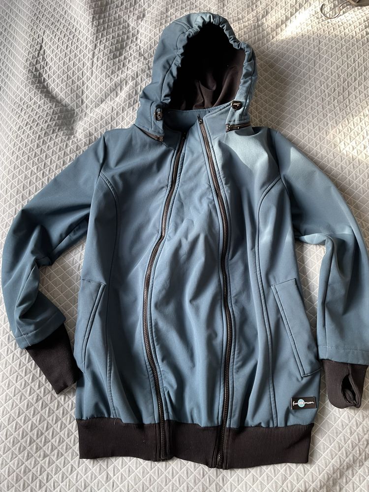 Kurtka softshell 3w1 S dla mamy i dziecka do noszenia dziecka ciążowa