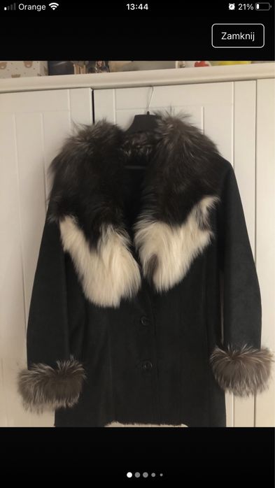 Naturalna skóra owcza futerko s/m