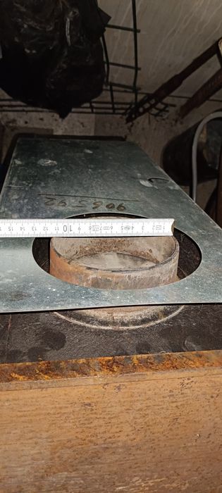 Piec koza wolnostojąca z szamotem 120mm