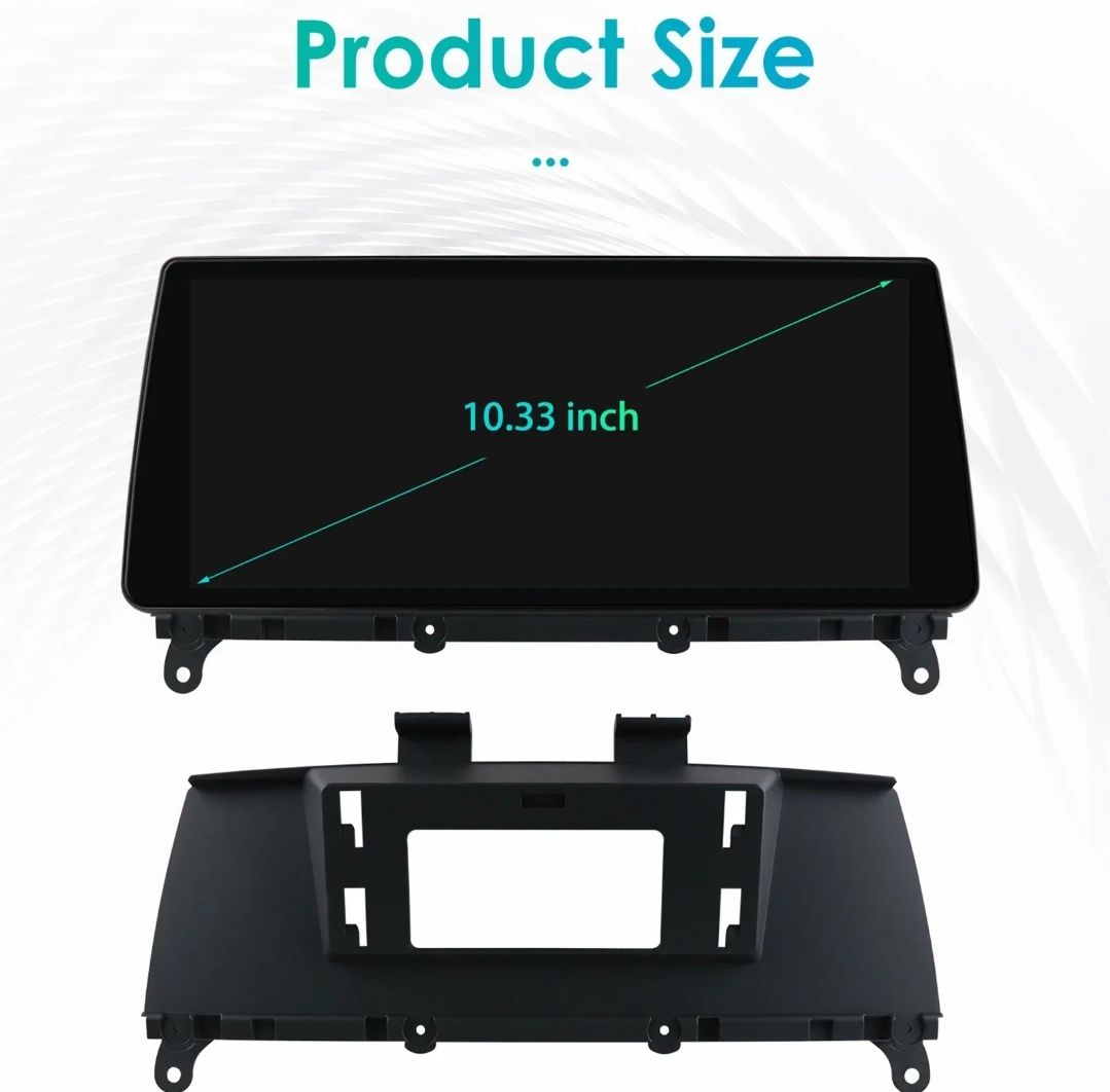 Radio Android 10,25" BMW X3 (F25) e X4 (F26) sistema NBT+ CARPLAY e An