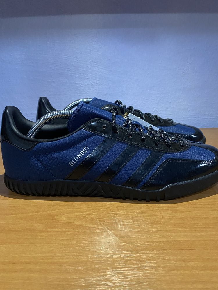 Кросівки adidas blondey mccoy x gazelle indoor mineral blue black 44 р