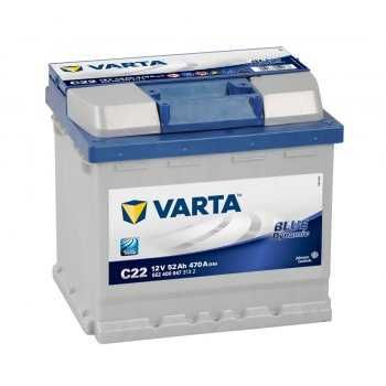Akumulator 52Ah 470A P+ Varta Blue C22