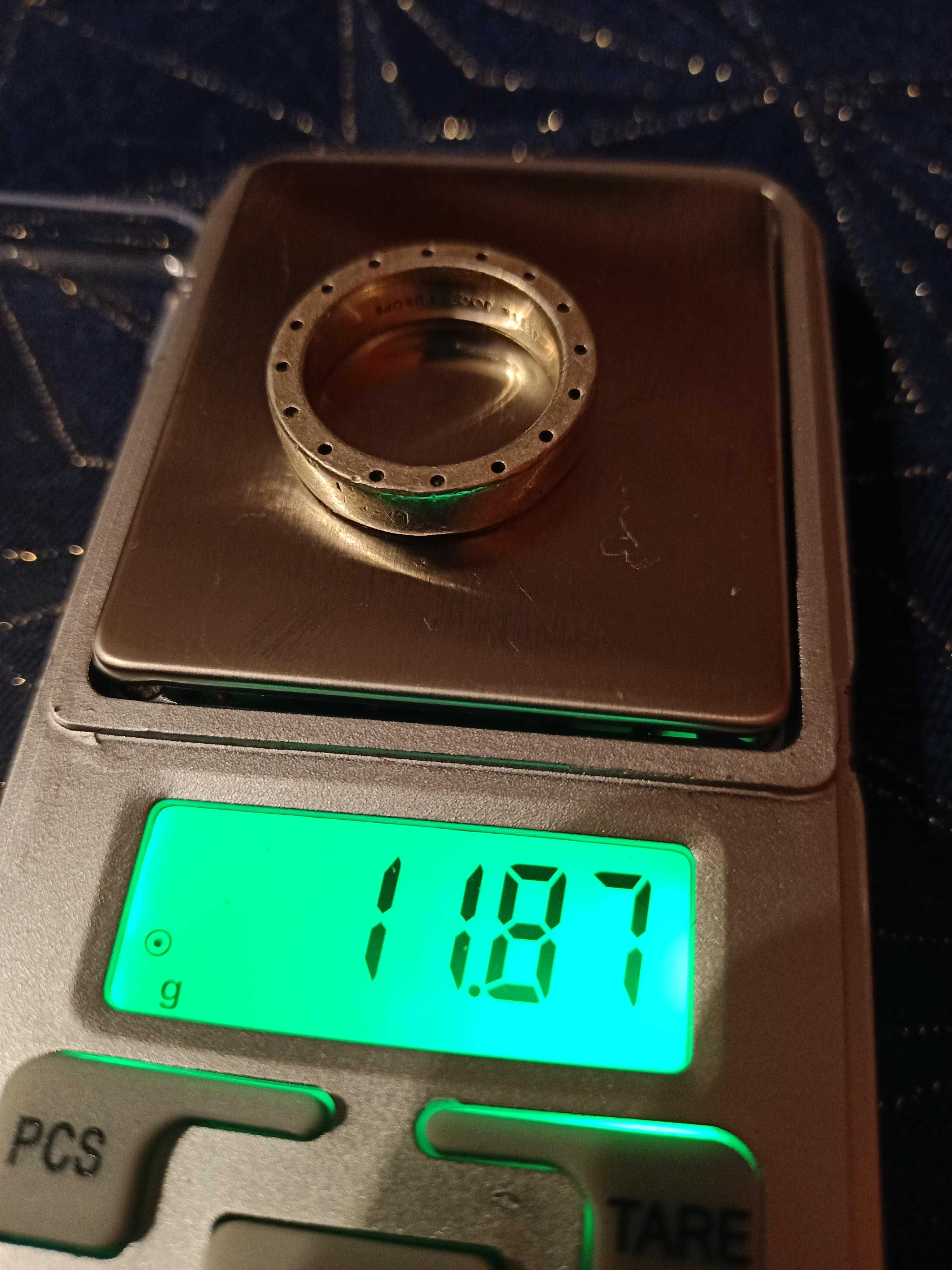 Obrączka srebrna JOOP waga 11,87 gram próba 0,925