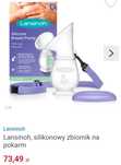 NOWY Lansinoh silikonowy zbiornik na pokarm laktator