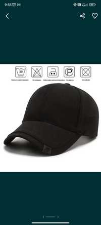 gruba mocna czapka z daszkiem bejsbolówka duża northwood męska czarna