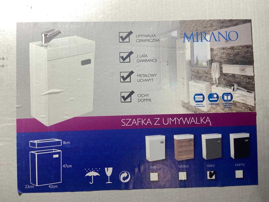 Szafka z umywalką Mirano Castorama