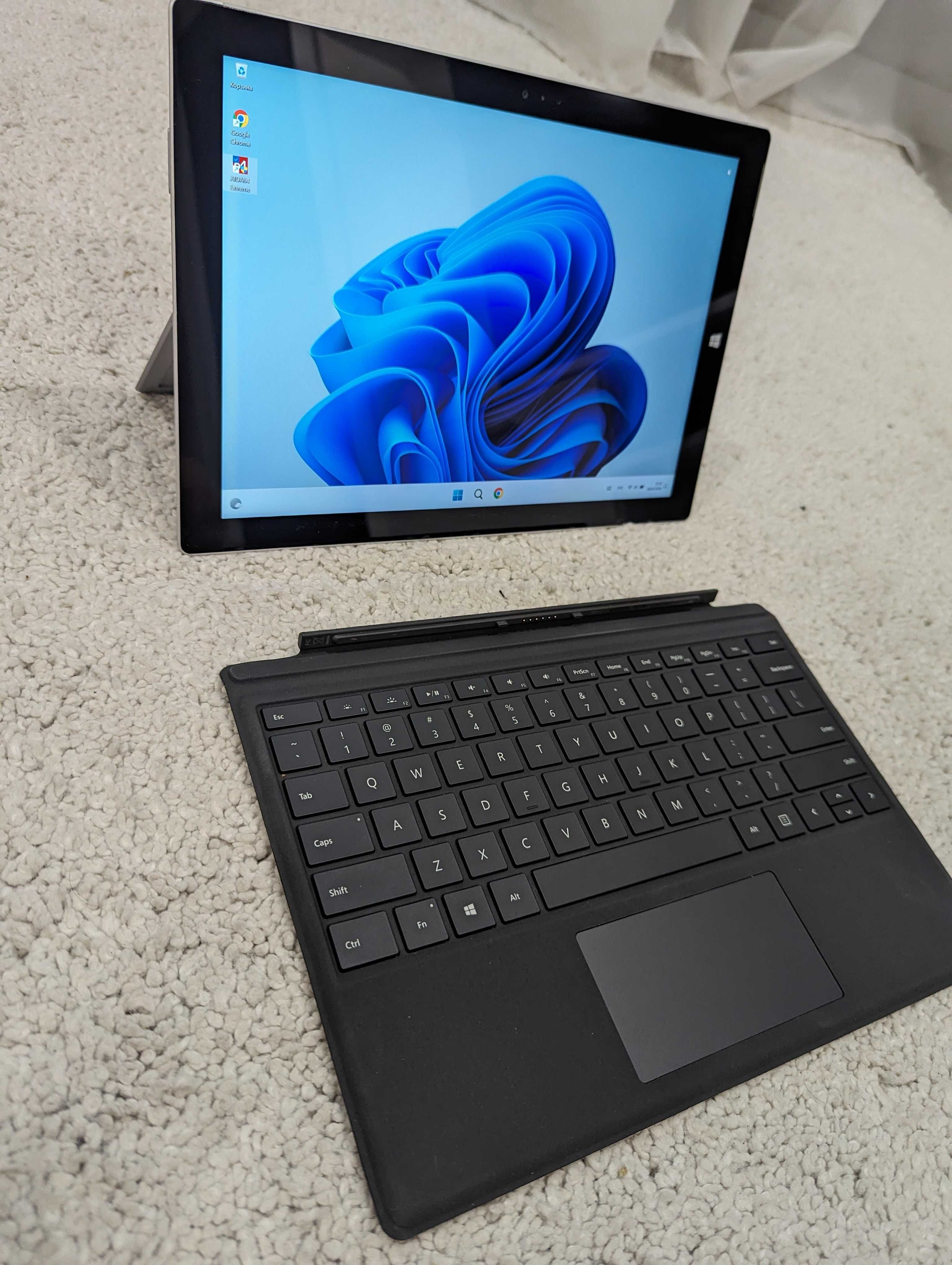 Microsoft Surface Pro 3 i7-4650U 8GB Ram 256 SSD Ноутбук Планшет 2K ПК