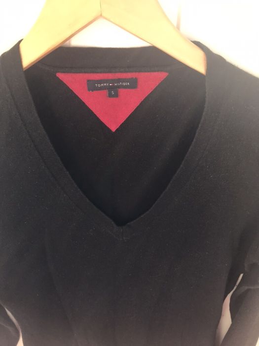 Zestaw dwóch sweterków damskich czarnych Tommy Hilfiger, Esprit roz. S